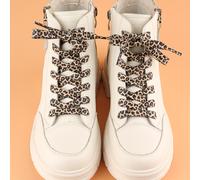 TEMU 1 Par de Cordones con Estampado de Leopardo, Cordones Planos y Modernos para Zapatillas, Cuerdas con Diseño Único para Mejorar el Estilo de Tus Calzados (Múltiples Colores para Elegir)