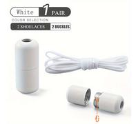 TEMU 1 par de cordones elásticos sin nudos con hebilla de cápsula, modernos y prácticos para zapatos sin cordones, adecuados para zapatillas de skate y zapatillas deportivas