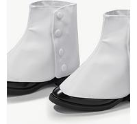 TEMU 1 Par de Cubrezapatos Ligeros y Protectores Blancos - Suaves y Amigables con la Piel, Diseño Moderno, Ideales para Fiestas, Regalos, , Temáticos, Disfraces, Uso Diario y Accesorios de