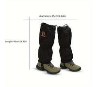 TEMU 1 Par de Cubrezapatos para Nieve al , Cubiertas de Protección para Piernas de Senderismo y Esquí, Cubiertas para Piernas, Aislamiento para Pies