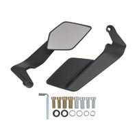 TEMU 1 Par de Espejos para Motocicleta en Aleación Aluminio, Giratorios 360° Invisibles con Lente Rectangular - Ideal como Regalo Navideño/Ano o Día
