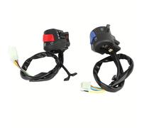 TEMU 1 Par de Interruptores para Manillar de Motocicleta de 7/8 Pulgadas con Control de Bocina e Ignición, Actuador de Botón, Operación Manual,
