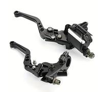 TEMU 1 Par de Manillar Universal para Motocicleta 7/8" 22mm Cilindro Maestro de Freno y Palanca de Embrague CNC Izquierda y Derecha