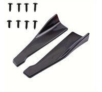 TEMU 1 Par de Spoiler de del Parachoques Delantero y Trasero para Coche, Difusor Desviador Protector de Arañazos 48cm/18.9in, Desviador de Esquina Trasera y Lateral