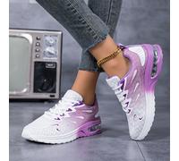 TEMU 1 Par de Zapatillas de Correr Transpirables para Mujer, Sneakers de Estabilidad Acolchados para Todas con Falsa y Plantilla de Tela para Viajes Casuales