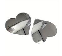 TEMU 1 Par, Espejos retrovisores convexos sin de para coche, espejos retrovisores de de con forma de de amor, espejos auxiliares retrovisores