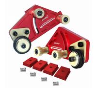 TEMU 1 Par, Rodillo de Alimentación de Rodamientos, Tablero de Bloqueo de Plumas de Aleación de Aluminio Mejorado, Herramienta Auxiliar de Seguridad para Alimentación de Sierra de Mesa