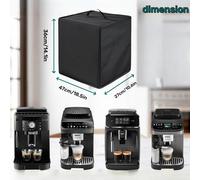 TEMU 1 para máquina de café, cubierta antipolvo, tela Oxford duradera, 600D con recubrimiento en PVC, asa, compatible con la mayoría de modelos electrodomésticos,