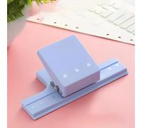 TEMU 1 perforadora multifunción de 3 agujeros, perforadora manual pequeña, puede unir 6 hojas de papel, adecuada para álbumes de recortes y producción en papel