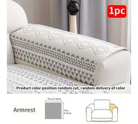 TEMU 1 pieza, alfombrilla de sofá estilo bohemio, alfombrilla de sofá de enfriamiento con geométrico, adecuada para verano, cojín de sofá moderno simple