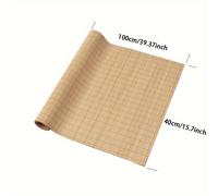 TEMU 1 pieza, Alfombrilla de Té de Bambú, Alfombrilla de Té de Bambú sin Bordes Cortados, Cortina de Bambú, Asiento de Silla de Té de Bambú, Utensilios de Cocina, Utensilios de Cocina DIY