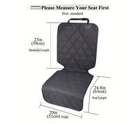 TEMU 1 pieza, alfombrilla para mascotas para asiento de coche, adecuada para alfombrilla para perros de conductor trasero, cojín de protección para asiento trasero de coche, suministros para mascotas