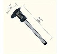 TEMU 1 pieza Calibrador micrométrico electrónico Herramienta de medición con un gran pantalla LCD