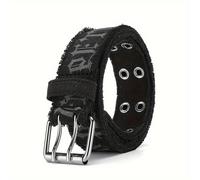 TEMU 1 pieza Cinturón de Mezclilla para Hombre con Relieve y , Hebilla - Oferta Caliente de Famosos en Internet