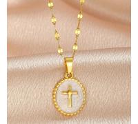 TEMU 1 pieza Colgante de inoxidable versátil para mujer, collar de moda para , , festival, citas, accesorio, regalo para decoración diaria/Día de la Ascensión