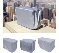 TEMU 1 pieza, Cubierta de Aire Acondicionado de Papel de Aluminio Portátil para el Hogar, Selección de Tamaños Múltiples, Protección Contra y Impermeable