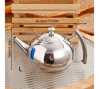 TEMU 1 pieza de acero inoxidable para cocina , , comedor, tetera, cafetera, hervidor de agua para té, café, leche, de frutas, adecuado para al , fiestas, regalos,