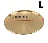 TEMU 1 Pieza de Acero Inoxidable para , para Huesos, Bandeja Dorada para Hogar, para Postres Occidentales, para , para