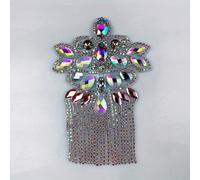 TEMU 1 pieza de aplique de diamantes de de vidrio | Adorno versátil a para zapatos, vestidos de novia, disfraces y más | Fácil adhesión con pegamento o pistola de