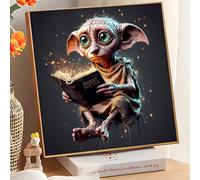 TEMU 1 pieza de Bros, Harry Potter, 5D, juego de diamantes completos redondos, de diamantes, regalo para decorar habitaciones y , adecuado para familiares, y como regalos de vacaciones.