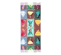 TEMU 1 pieza de Chal Bufanda de Princesa DISNEY para & - Bella, Jasmine, Mulan, Aurora, para, Merida y - Estampado - Abrigo y para Invierno, Accesorio de para Fiesta de (Licencia Oficial)