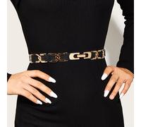 TEMU 1 pieza de Cinturón Delgado Elástico para Mujer con Montaje Metálico