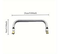 TEMU 1 pieza de clip elástico para bolsas de aluminio con forma de - bisagra metálica duradera y cierre seguro para hacer carteras DIY, manualidades de bolsos