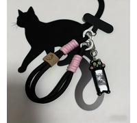 TEMU 1 pieza de cordón para teléfono con gato y muñequera, con desmontable, llavero para coche, accesorio para bolsos de pareja, ideal para senderismo al , para móvil y cuerda antipérdida