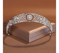 TEMU 1 pieza de corona diamantes de , un adorno para disfraces de nocturna para damas.