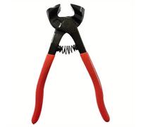 TEMU 1 pieza de cortadores de azulejos de 8", cortadores de mosaico, pinzas - Acero al carbono duradero, rojos y negros, ideales para cortar porcelana, vidrio y espejos