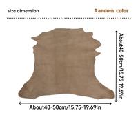 TEMU 1 pieza de Cuero de Auténtico - Gamuza para Manualidades DIY, Adecuado para Carteras, Cinturones, Ropa Hechos a - y Material Flexible