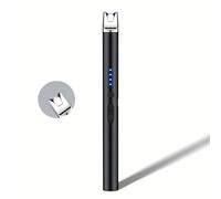 TEMU 1 pieza de encendedor USB recargable de - Impermeable al viento, portátil y multifuncional para velas, estufas de gas, barbacoas y uso doméstico - Regalo para de San Valentín y el Año