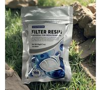 TEMU 1 pieza de filtro para acuario, resina de calidad, material filtrante universal para agua y , sin necesidad de reemplazo, bolsa blanca para fácil almacenamiento