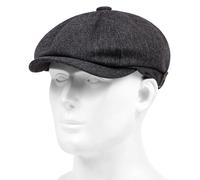TEMU 1 pieza de gorro de periodista vintage para hombre, poliéster, tejido, relleno de fibra de poliéster, para hombre