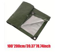 TEMU 1 pieza de lona impermeable, Lona plástica plateada impermeable, resistente , tus mercancías y automóviles, manteniéndote e isolado en lluvioso