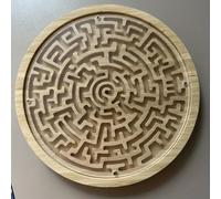 TEMU 1 pieza, de madera con bolas de acero, tabla de de bambú, 2 desafíos de bolas metálicas y juegos de rompecabezas para entrenamiento , ideal para mayores y familias