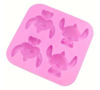 TEMU 1 pieza de molde de silicona Stitch para hacer joyas y llaveros con resina DIY, herramienta de moldeo de resina epoxi con arena rápida, suministros para hacer joyas.