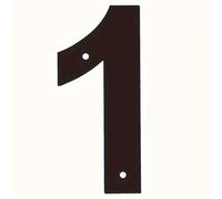 TEMU 1 pieza de números modernos de metal de 12 pulgadas (aproximadamente 30.5 centímetros), adecuados para números de casa