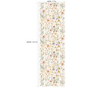 TEMU 1 pieza de papel tapiz autoadhesivo floral, 17,7" x 6,5 pies/9,8 pies, despegable y pegable, , extraíble para , dormitorio, pared, renovación de muebles, adhesivo decorativo.
