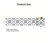 TEMU 1 Pieza de Pegatina de Pared con Diseño, Papel Tapiz Autoadhesivo de PVC para Decoración del Hogar, Adecuado para Cocina, , Baño, Pared del Dormitorio, Cintura y Decoración de Zócalo de Piso