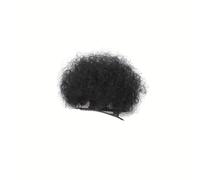 TEMU 1 pieza de peluca mini afro puff con pinza de broche puntiaguda, moño a para niña, para fiestas de y accesorios de peinado diarios