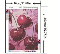 TEMU 1 pieza de pintura de diamantes con perforación completa, con para decoración del hogar, en mosaico, disponible en tamaños de 30*40 cm o 40*50 cm