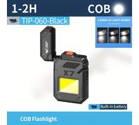 TEMU 1 pieza de SMILING SHARK Mini COB Light, linterna LED portátil recargable con llavero, luz de trabajo, super , 3 para camping, senderismo, emergencia, TIP060.