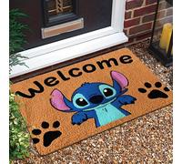 TEMU 1 pieza de Tapetes de Poliéster con Diseño de Disney Stitch 2D para Exterior, antideslizantes y bienvenidos, tapete para , dormitorio, cocina, pasillo, baño y lavadora, HYDD0321B5