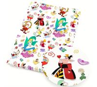 TEMU 1 pieza de tela de poliéster Disney Pocahontas, 57x19.68 pulgadas, patrones vibrantes para proyectos DIY, costura y parches, accesorios para colchas, ideal para manualidades y de carteras, regalo