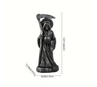 TEMU 1 Pieza Escultura de Muerte Vintage en Resina - de Mortalidad, Decoración de Mesa Adecuada para Halloween, Pascua, Decoración de Habitaciones y para Todas las Edades
