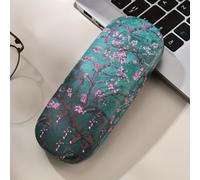 TEMU 1 pieza, Estuche para gafas con estampado de pintura al óleo de Van , Almacenamiento de moda, Almacenamiento portátil para gafas, Estudiante, Unisex, Estuche para gafas