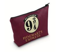 TEMU 1 pieza, Harry Potter, número y letra de la impresión de de cosméticos para mujeres y , estuche de maquillaje de viaje, bolsa de almacenamiento de toallas sanitarias para mujeres, regalo para la