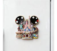 TEMU 1 pieza, Imán de nevera de aleación de y Minnie de Disney, recuerdo cultural y , atracción turística, regalo de moda , magnético, adecuado para uso diario y para regalar