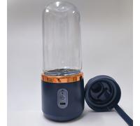 TEMU 1 pieza/juego, vaso de de calidad, capacidad de 400 ml, cuerpo, portátil , 6 cuchillas de , licuadora de viaje deportiva, recargable por USB
